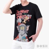 ราคา DOSH MENS T SHIRTS TOM AND JERRY เสื้อยืดคอกลมผู้ชาย DTJMT5023 BL XS 2XL (25593311921)