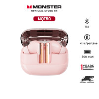 ราคา Monster MQT50 5 4 TWS หูฟังบลูทูธ หูฟังสเตอริโอ HIFI น้ำหนักเบา สวมใส่สบาย ANC ลดเสียงรบกวนได้อย่างมีประสิทธิภาพ (24915502194)