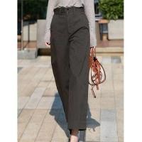 ราคา กางเกงขายาวทรงหลวมเอวสูงผ้าลินิน ทรงหลวม ทรงตรง ผ้าฝ้ายแท้ ทรงหลวม กางเกงขายาวทรงหลวมสำหรับผู้หญิง (24985818930)