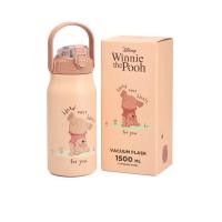 ราคา Tora กระติกน้ำสุญญากาศ สแตนเลส เก็บความร้อนเย็น ลายหมีพูห์ Disney Collection 2025 ความจุ 1500 มล สีแอปริคอท (25274275205)