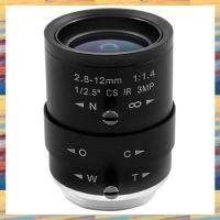 ราคา GRSU 3MP HD CCTV Camera Lens 2 8 12mm Varifocal Manual Zoom Focus Mount for Industrial Security Cameras (24591068400)