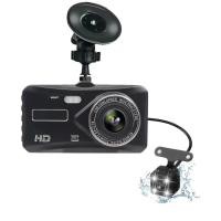 ราคา หน้าจอสัมผัส กล้องหน้ารถ จอ 4นิ้ว กล้องติดรถยนต์4K กล้องติดรถยนต์หน้าหลัง Full HD 1080P กล้องรถยนต์ กล้องรถ Car Camera (24975503693)