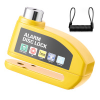 ราคา Kpqsea 130dB Alarm disc brake lockwaterproofanti theft disc lockpadlockdisc brake lock for motorcycledisc brake lock for bikedisc brake lock for scooter (21480921422)