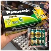 ราคา Panasonic 3A ถ่านไฟฉาย AAA พานาโซนิค โกลด์ สีเขียว ขายยกกล่อง 60 ก้อน J BL (24290062373)