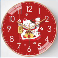 ราคา นาฬิกาแฟชั่น Mute Quartz นาฬิกาแขวนมงคล Gongxi Fa Cai Ruyi Wall Clock (20002573546)
