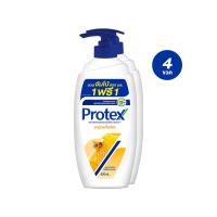 ราคา มี 2 แพ็คให้เลือก ครีมอาบน้ำ โพรเทคส์ พรอพโพลิส ขวดปั๊ม 600 มล Protex Shower Cream Propolis 600 ml Pump (25233143885)