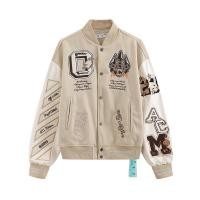 ราคา Authentic Off White Extra Large Size 150 00kg Coat Embroidery Off Tide Brand White Jacket Casual Sports Ow Baseball Uniform For Men And Women Couples 2 American new apparel (24793950806)