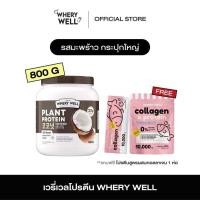 ราคา เวย์กปใหญ่ 800 กรัม Whery well 1แถม1 โปรตีนไดเอทกระปุกใหญ่ โปรตีนลดน้ำหนัก โปรตีนพืช เวย์โปรตีน เวย์ลดน้ำหนัก คุมน้ำหนัก (24827277551)