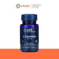ราคา Life Extension L Carnitine 500 mg 30 vegetarian capsules l ไลฟ์เอ็กเท็นชั่น เผาผลาญไขมัน เพิ่มพลังงาน (22744824978)
