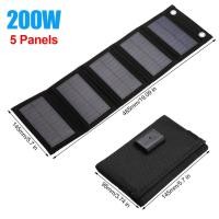 ราคา 5V 100W 200W 300W USB Foldable Solar Panel Portable Flexible Waterproof Folding Solar Panels Cells Mobile Phone Battery Charger (18316282100)