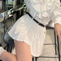 ราคา FLAT2112 FF0577 MIMI SKORT กระโปรงพลีท พร้อมเข็มขัด (20666662099)