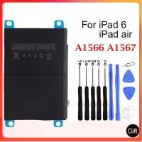 ราคา แบตเตอรี่ ipad Air 2 ipad 6 แบตเตอรี่ทดแทนสำหรับ ipad 6 Air 2 A1566 A1567 แบตเตอรี่ภายใน Li Ion 7340mAh (17073110957)