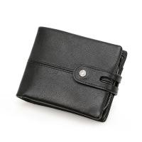 ราคา Genuine Leather Men Wallets RFID Short Bifold Male Purse Card Holders Money Clips Zipper Coin Purses Slim Wallets for Men (20826844356)