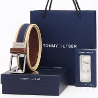 ราคา Tommy Iutser Belt Mens Genuine Leather Casual Canvas Belt Pin Buckle Youth Jeans Golf Pants Belt (22157473528)