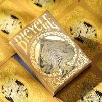 ราคา new Bicycle Gold Dragon Playing Cards Deck Collection Poker Card Games Magic Tricks for Magician (23449735107)