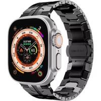 ราคา Metal Iron Man สายสายใส่ข้อมือสำหรับ Apple Watch Series 10 42mm 46mm สายนาฬิกาสมาร์ทวอท์ช Bracelet Wristband สายสแตนเลสสำหรับนาฬิกา iWatch series 10 Strap (22755117678)