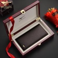 ราคา SEPTWOLVES กระเป๋าสตางค์ยาวหนังพร้อมกล่องของขวัญ (25054039470)