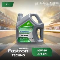 ราคา น้ำมันเครื่องพื้นฐานสังเคราะห์แท้ FASTRON TECHNO SAE 10W 40 API SN ขนาด 4L (24499783538)