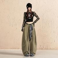 ราคา La Chapelle กางเกงยีนส์สไตล์คาวบอยแบบหลวมเอวสูง (25098930108)