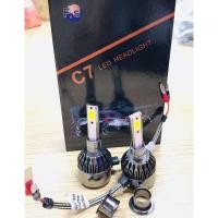 ราคา หลอดไฟหน้า LED 2Pcs ไฟหน้ารถยนต์ LED 9V 32V รุ่น C7 แสงสีขาว ขั้วH1 H3 H4 H7 H8 H9 H11 9006 HB4 9005 HB3 (912564977)