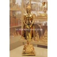 ราคา พระประจำวันอาทิตย์ ปางถวายเนตร เนื้อทองเหลืองขัดเงา ขนาดหน้าตัก 3นิ้ว (13309225882)