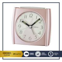 ราคา SEIKO CLOCKS นาฬิกาปลุก รุ่น QHE209P ขนาด 3 3 x 3 5 นิ้ว เดินเรียบ สีชมพู (23789342579)
