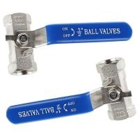 ราคา XCTS 2X 1 2 Inch Lever Female Female Ball Valves Long Handle 316 Stainless Steel Wog1000 (25143071440)