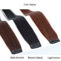 ราคา Real Human Hair 1 Clip In Hair Extensions Long Straight Hair Extensions Woman (24476708779)