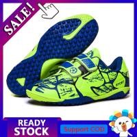 ราคา 2025 ใหม่ รองเท้าเด็ก Velcro สำหรับฟุตบอล รองเท้าออกกำลังกาย กันลื่น สไตล์ฟุตซอล ขนาดเด็กวัยรุ่น 31 43 (24202538649)