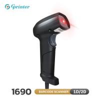 ราคา Gprinter เครื่องอ่านบาร์โค้ด เครื่องสแกนบาร์โค้ด ยิงบาร์โค้ด คิวอาร์โค้ด 1D 2D Barcode Scanner มีสาย ไร้สาย (24888994263)