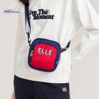 ราคา ELLE Active กระเป๋าสะพายข้างสี่เหลี่ยมเล็ก ELLE Active สำหรับผู้หญิง กระเป๋าสะพายข้างแบบลำลอง กระเป๋าใส่ของแบบหนังสือ พิมพ์ลายสีตัดกัน กระเป๋าสะพายข้างสำหรับกลางแจ้ง (24891035692)