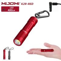 ราคา Mijomi K2 K2R มินิโซ่กุญแจไฟฉาย 100 480Lumens ใช้ Samsung LED กับ AAA 10440 IPX7 กันน้ำน้ำหนักเบาพกพา LED ไฟฉาย Key Light ดีสำหรับ EDC เดินป่าแคมป์ของขวัญคริสต์มาส (25042343361)