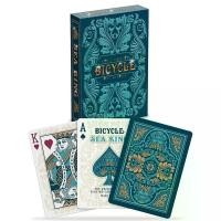 ราคา Free shipping Bicycle Sea King Playing Cards USPCC Collectable Deck Poker Size Card Games Magic Trick Props for Magician new (25639384657)