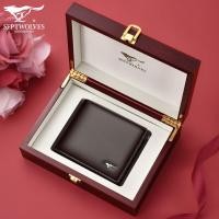 ราคา SEPTWOLVES กระเป๋าสตางค์หนังคุณภาพสูงสำหรับผู้ชาย (25056282084)