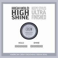 ราคา American Crew Grooming Cream 85ML High Hold High Shine Keeps Styles Ultra Finish Straight and Sleek Look (7672116096)