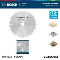 ราคา BOSCH ใบเลื่อยวงเดือน 7 นิ้ว 60 ฟัน รุ่น MULTI MATERIAL รหัส 2608642193 (24877864991)