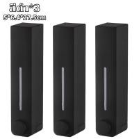 ราคา เครื่องจ่ายสบู่เหลว โลชั่น เจลล้างมือ แบบติดผนังห้องน้ํา 3pcs เครื่องจ่ายสบู่เหลว (23842568686)