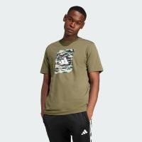 ราคา adidas ไลฟ์สไตล์ เสื้อยืดพิมพ์ลาย Camo Shape ผู้ชาย สีเขียว JM0388 (24554367366)