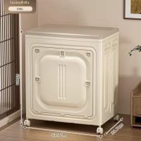 ราคา กล่องเก็บของ กล่องเก็บของพับได้ มีล้อ กล่องใส่ของอเนกประสงค์ ความจุสูง กล่องเก็บของอเนกประสงค์มีล้อและฝาปิด (25040916520)