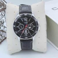 ราคา นาฬิกาCasio สายหนัง นาฬิกาข้อมือคาสิโอ้ ผู้ชายผู้หญิง สายหนัง กันน้ำ หน้าปัดดีไซน์ขีด ขนาด 40 mm แถมฟรีกล่องCasio (20859626144)