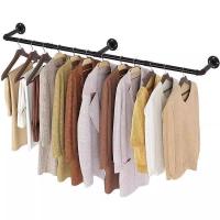 ราคา CP Heavy Duty ท่ออุตสาหกรรมราวแขวนเสื้อผ้าติดผนังราวแขวนเสื้อผ้าเสื้อผ้าแขวนก้านชั้นวางจอแสดงผล (25240065441)