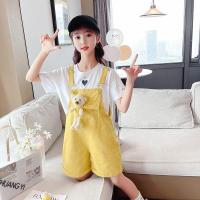 ราคา LikeBaby ชุดเซ็ทเด็ก ชุดเด็กผู้หญิง ชุดเอี้ยมเด็กหญิง เสื้อเด็กหญิงชุดสูทเด็กผู้หญิง ชุดเอี๊ยมเด็กผู้หญิงกางเกงขาสั้นผ้ายีนส์แขนสั้นกางเกงเด็กสองชิ้นหญิงอายุ 3 14 ปี (21582244307)