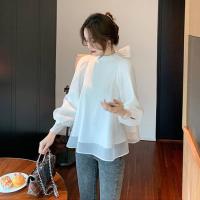 ราคา เสื้อชีฟองแขนยาวสไตล์ศาลฝรั่งเศสผู้หญิง2022ใหม่ย้อนยุคพัฟแขนแฟชั่นเสื้อเกาหลี (15128784588)