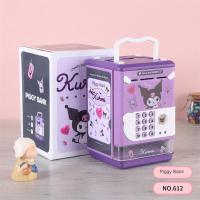 ราคา WEIHUIMEI ออมสิน ดูดแบงค์อัตโนมัต Sanrio Kuromi Piggy Bank กระปุกออมสินตู้เซฟ มีรหัสสามารถสแกนลายนิ้วมือ มีเสียงเพลง Melody กระปุกออมสิน (24690218185)