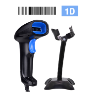 ราคา เครื่องสแกนบาร์โค้ด เครื่องอ่านบาร์โค้ด1D QR Code Barcode Scannerเครื่องอ่านบาร์โค้ด1D ตัวอ่านบาร์โค้ด เครื่องยิงบาร์โค้ด แบบไร้สายมีสาย พร้อมแท่นJ21 (7535235353)
