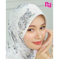 ราคา NUNUH FIROJA ผ้าคลุมผมฮีญาบมุสลิมแบบสวมสำเร็จ ทรงฟองน้ำตรง FN T (24199686167)
