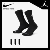 ราคา Jordan Everyday Cush Poly Crew 3 Pairs Socks Black จอร์แดน ถุงเท้าข้อยาว Everyday Cush Poly 3 คู่ สีดำ (21030603990)