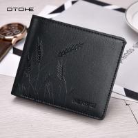 ราคา OTOHE กระเป๋าหนัง PU สำหรับผู้ชายลายข้าวสาลีกระเป๋าสตางค์ใบสั้นกระเป๋าสตางค์ใบสั้นกระเป๋าสตางค์ผู้ชายกระเป๋าสตางค์กระเป๋าสตางค์ใบสั้นแนวนอนกระเป๋าสตางค์ PU นุ่มมีตำแหน่งผู้ที่ใส่บัตร ID เครดิตใส่เหรีย