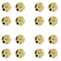 ราคา 4 Pcs Speaker Pure Copper Spikes Pads HiFi Speaker Box Isolation Floor Stand Feet Cone Base Shoes Pad (21418608252)