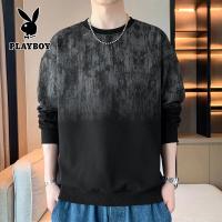 ราคา เพลย์บอยผู้ชายเสื้อมีฮู้ดเสื้อลำลองแขนยาวสำหรับวัยรุ่นคอกลม (23996716121)